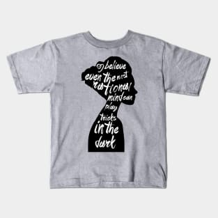 Woman in black Kids T-Shirt